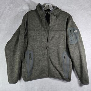 Arc'teryx Covert Cardigan Men Size Small S Green Hoody Full Zip Jacket
